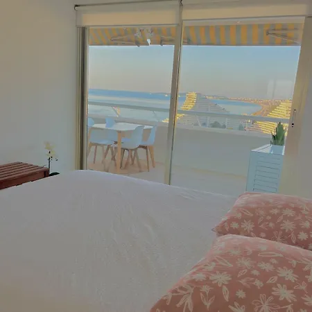 아파트 T3 Luxe Marina Baie Des Anges Vue Panoramique 빌뇌브루베